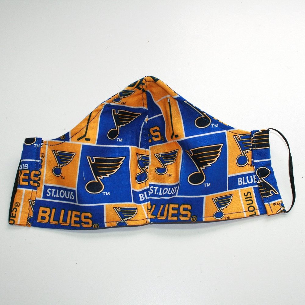 HANDMADE St. Louis Blue Face Mask Shield - Picture 4 of 4